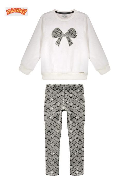 CONJUNTO FEMININO -  INFANTIL -  TAMANHO 2 AO 3 # LUNENDER ALAKAZOO