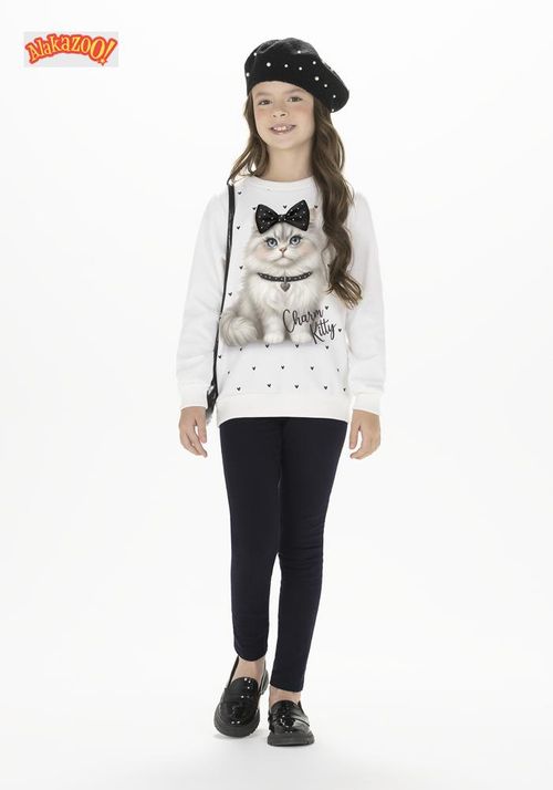 CONJUNTO FEMININO -  INFANTIL -  TAMANHO 4 AO 10 # A8153 - LUNENDER ALAKAZOO