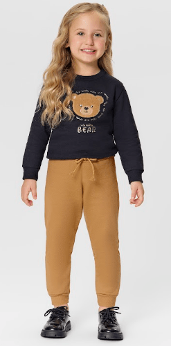 CONJUNTO FEMININO - INFANTIL - TAMANHO 1 AO 3 #15302 - TILE E SUL