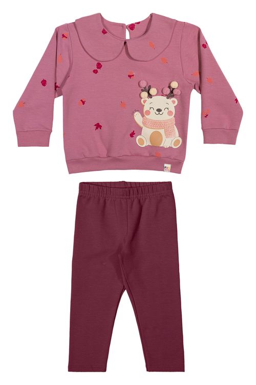 CONJUNTO FEMININO - INFANTIL - TAMANHO 1 AO 3 # 211693 - ELIAN