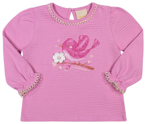 BLUSA MANGA LONGA  INFANTIL -  TAMANHO 1 AO 3 #22430 - ANGERÔ
