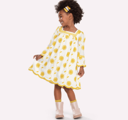 VESTIDO FEMININO -  INFANTIL - TAMANHO 4 AO 8 #6000397 - NANAI