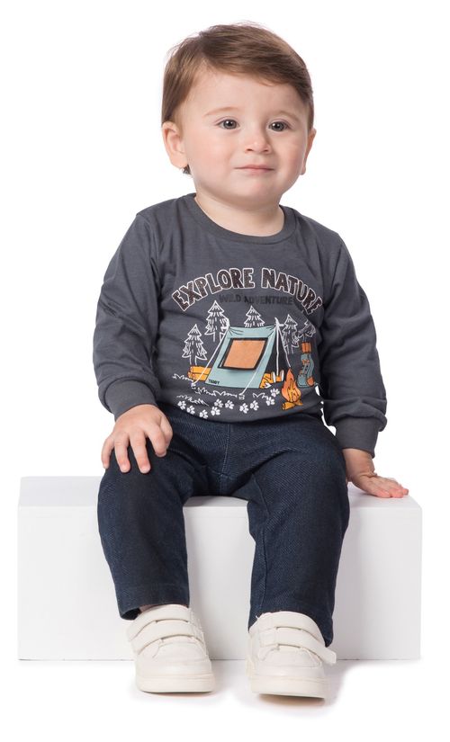 CAMISETA INFANTIL - TAMANHO 1 AO 3 #18665 - TEDDY