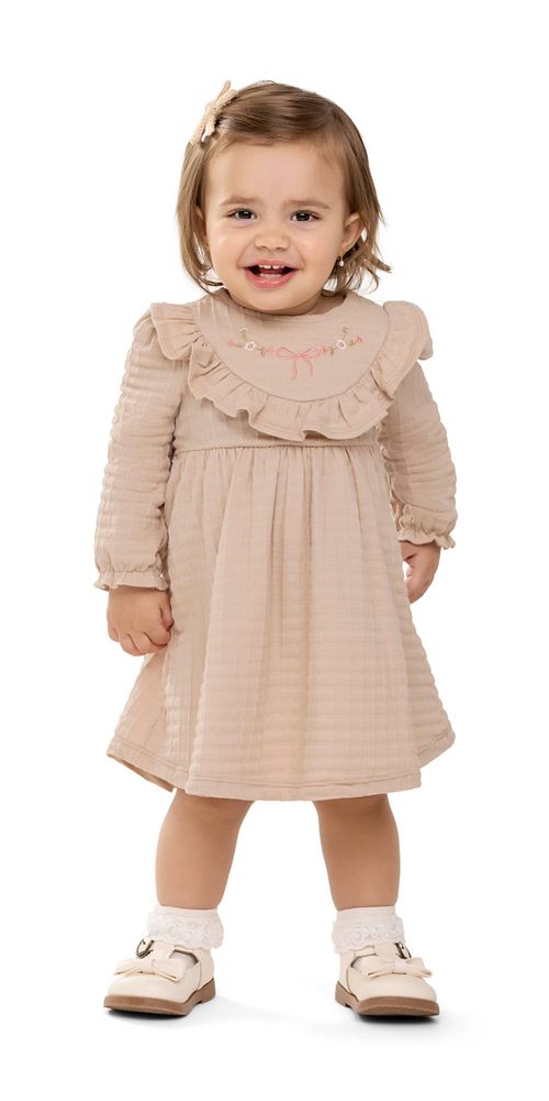 VESTIDO INFANTIL  -  TAMANHO 1 AO 3 #37330 - ANGERÔ