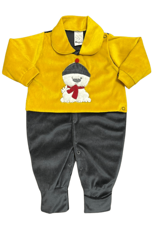 MACACÃO LONGO PLUS - MASCULINO - TAMANHO RN AO G # 2623 - PETUTINHA