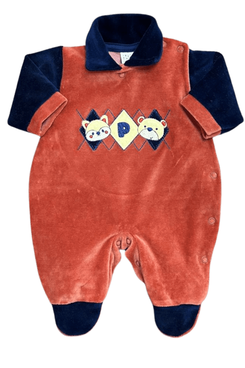 MACACÃO LONGO PLUSH - MASCULINO - TAMANHO PP # 3322 - PETUTINHA