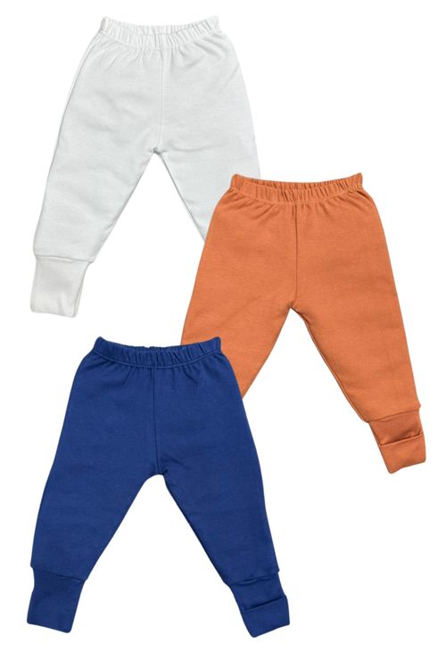 KIT CULOTE PÉ VIRA - MASCULINO - 3 UNIDADES - TAMANHO RN AO EG # 8772 - PETUTINHA