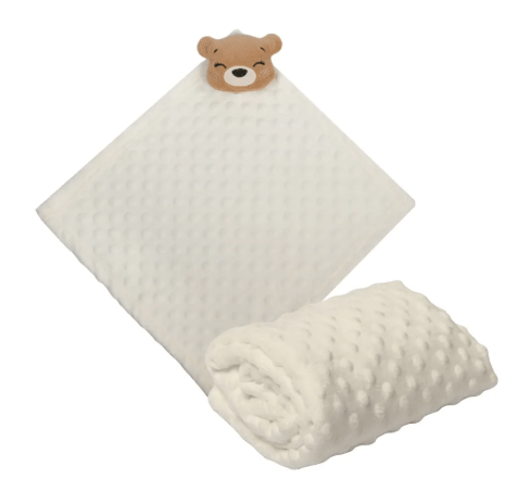 KIT MANTA E NANINHA FLEECE - 2 PEÇAS # 0702 - EVERLY