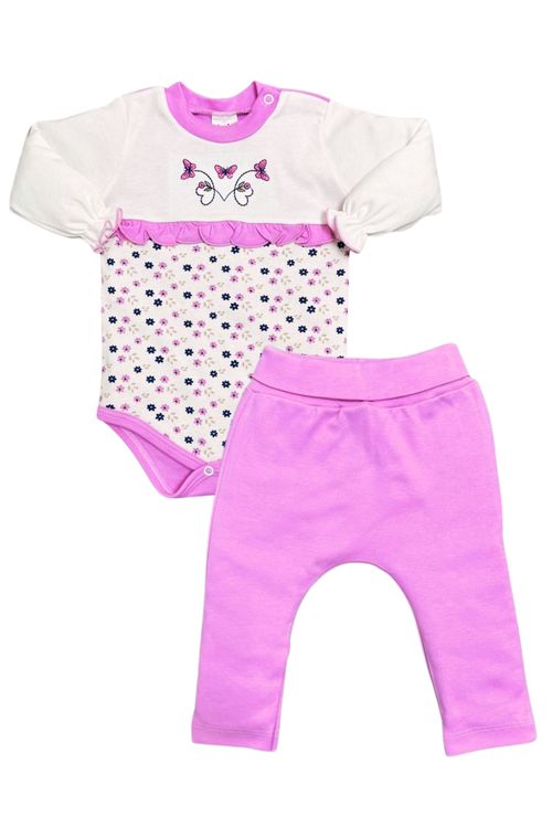 CONJUNTO BODY MANGA LONGA+CULOTE - FEMININO - TAMANHO P AO EG # 8775 - PETUTINHA