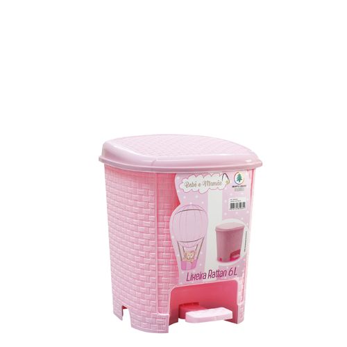 LIXEIRA RATTAN INFANTIL - 6 LITROS # BM2064 - MONTE LIBANO