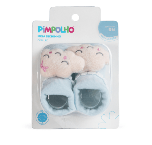 MEIA BICHINHO LED - FEMININO - TAMANHO RN # 0301653 - PIMPOLHO