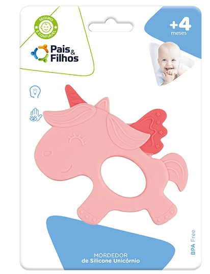 MORDEDOR SILICONE - UNICORNIO # 793849 - GALA PAIS&FILHOS