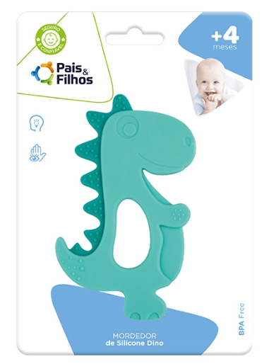 MORDEDOR SILICONE - DINO # 793850 - GALA PAIS&FILHOS