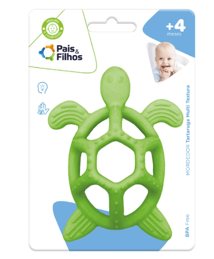MORDEDOR TARTARUGA MULTI TEXTURA # 793865 - GALA PAIS&FILHOS
