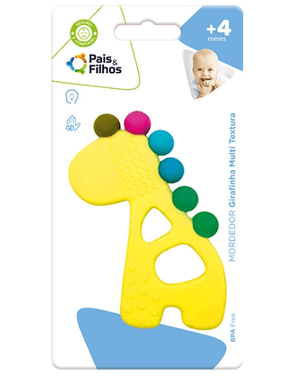 MORDEDOR GIRAFINHA MULTI TEXTURA # 793866 - GALA PAIS&FILHOS