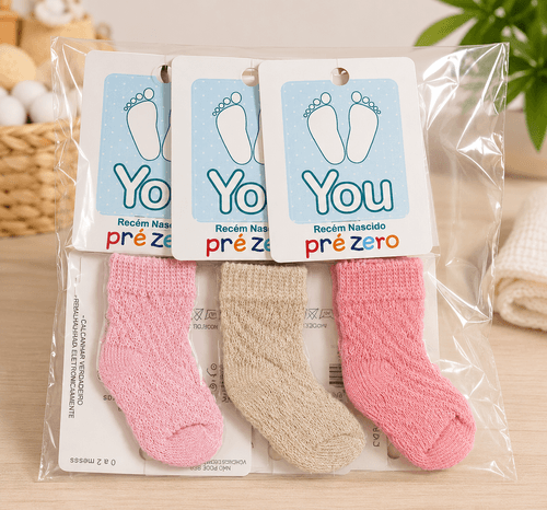 KIT MEIA PRÉ ZERO - 6 PARES #2673 DELOS (YOU)