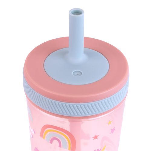 COPO COM CANUDO - UNICORNIO 400ML # 22400 - BUBA
