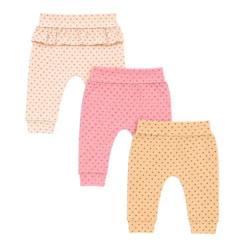 KIT CULOTE SARUEL SEM PÉ  - FEMININO - 3 UNIDADES - TAMANHO RN AO G