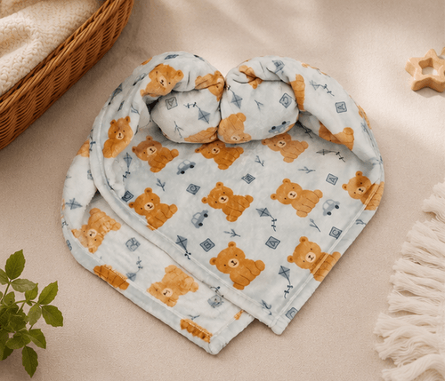 COBERTOR INFANTIL BABY FLANEL 90CM x 1,10M #5071112 - STORK BABY