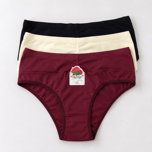 KIT CALCINHA TANGA CONFORT - LISA - 3 UNIDADES - TAMANHO P AO GG # 720 - ROSASTYL
