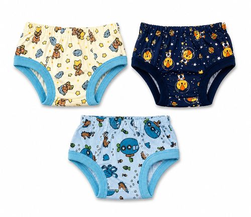 KIT CUECA TAPA FRALDA - 3 UNIDADES - TAMANHO PP AO G # 3961 - TAMPINHA