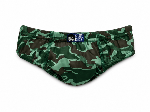 KIT CUECA CAMUFLADA - 3 UNIDADES - NEST KIDS # 1501 - RELUZ