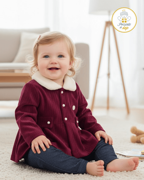 CONJUNTO INFANTIL  - TAMANHO P AO G  #26214 - PRESENTE DE ANJO