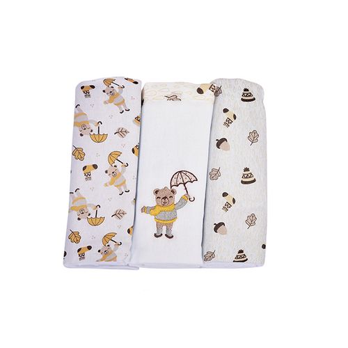 KIT CUEIRO ROLINHO - 3 UNIDADES - BABY NICE # 54-62 - MINASREY