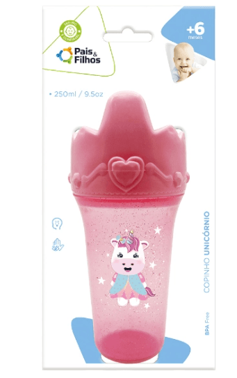 COPO 250ML- UNICÓRNIO #793846 - GALA PAIS&FILHOS