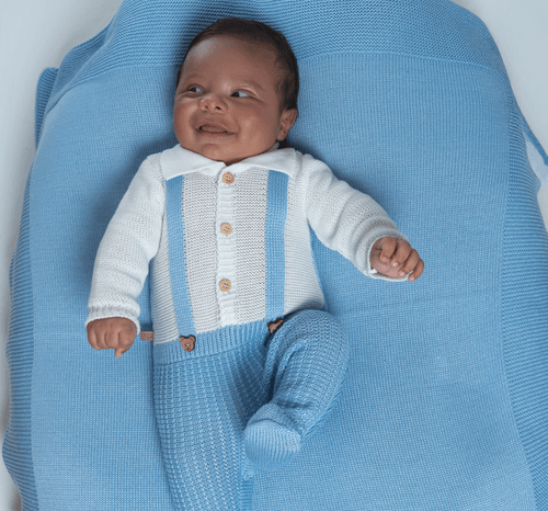 SAÍDA DE MATERNIDADE TIAGO  - TAMANHO RN #927054 - BABY DUFY