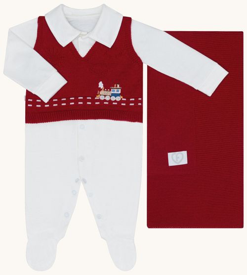 SAÍDA DE MATERNIDADE MAURO  - TAMANHO RN #927055 - BABY DUFY