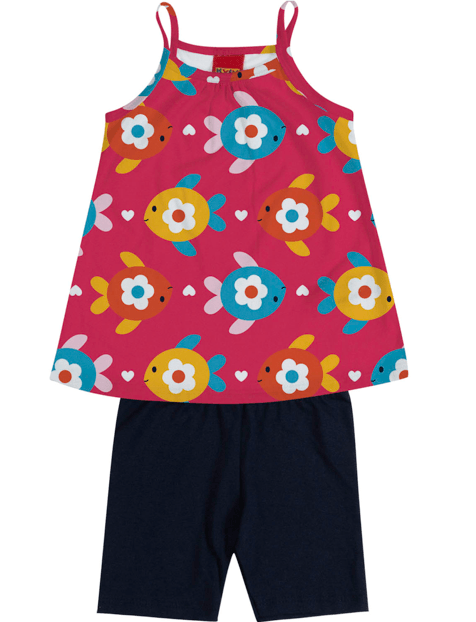 CONJUNTO FEMININO - INFANTIL - TAMANHO 1 AO 3 #1001774 - KYLY