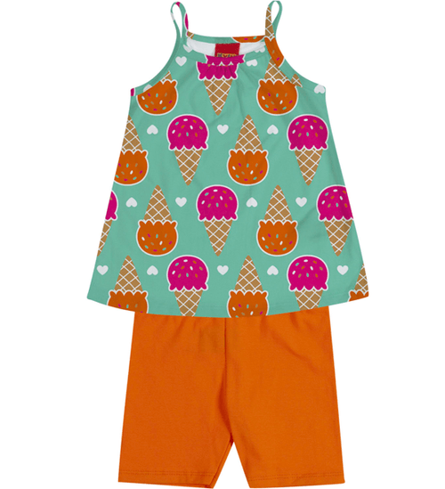 CONJUNTO FEMININO - INFANTIL - TAMANHO 2 AO 3 #1001774 - KYLY