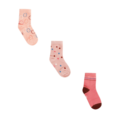 KIT MEIA COLORIDA - FEMININO - 3 PARES - TAMANHO 31-34 # 0301152 - PIMPOLHO