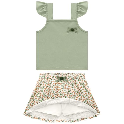 CONJUNTO INFANTIL - FEMININO - TAMANHO 4 AO 8 # 2001741- MILON