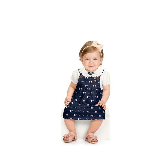 CONJUNTO FEMININO - INFANTIL - TAMANHO 6 AO 18 MESES #2001836 - MILON