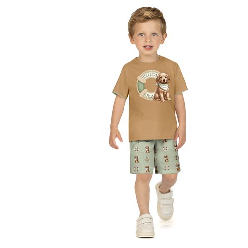 CONJUNTO MASCULINO - INFANTIL -  TAMANHO P AO G # 2001788 - MILON