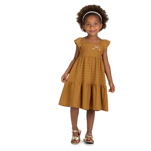 VESTIDO FEMININO -  INFANTIL - TAMANHO  4 AO 8 #2001753 - MILON
