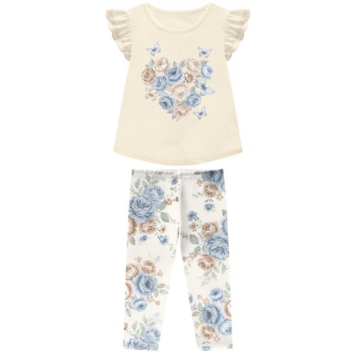 CONJUNTO FEMININO - INFANTIL -  TAMANHO 2 AO 3 #2001739 - MILON