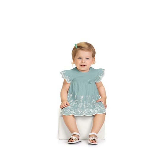 VESTIDO INFANTIL -  FEMININO - TAMANHO 6 A18 MESES #2001833 - MILON