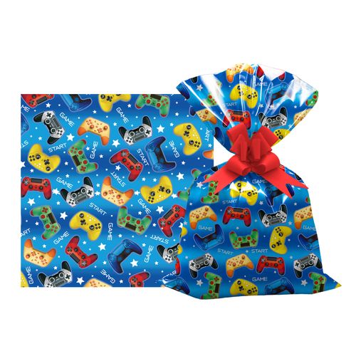 SAQUINHO PARA PRESENTE - 35X53 - JOYSTICK - 50 UNIDADES # 1221-137 - GALA PAIS&FILHOS