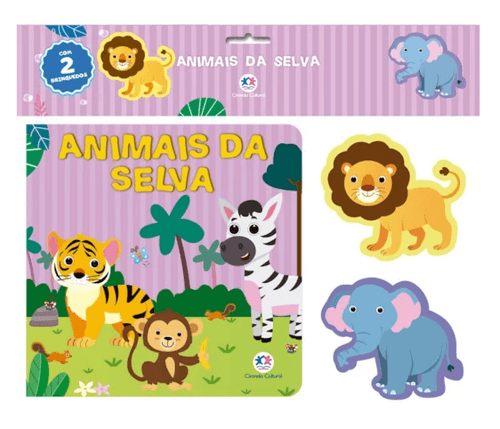 LIVRO ANIMAIS DA SELVA # 12441 - CIRANDA CULTURAL