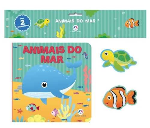 LIVRO ANIMAIS DO MAR # 12434 - CIRANDA CULTURAL