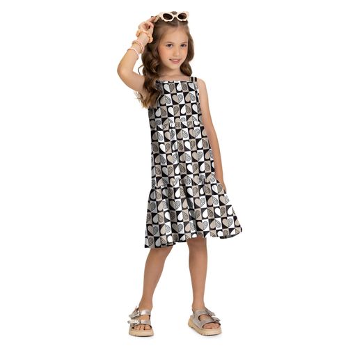 VESTIDO INFANTIL - FEMININO - TAMANHO 4 AO 8 # 1001835 -  KYLY