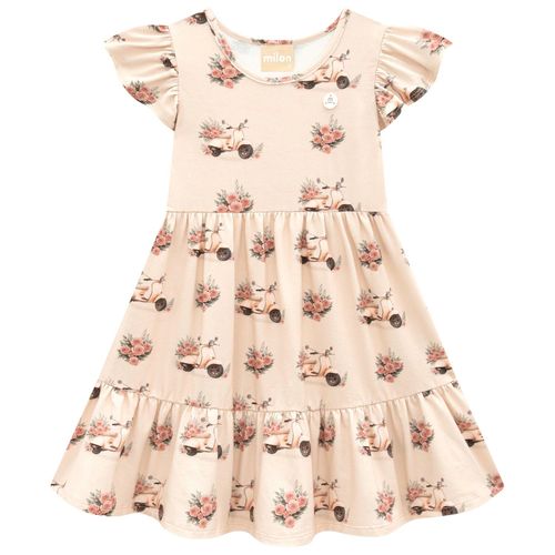 VESTIDO INFANTIL -  FEMININO - TAMANHO  2 AO 3 # 2001751 - MILON