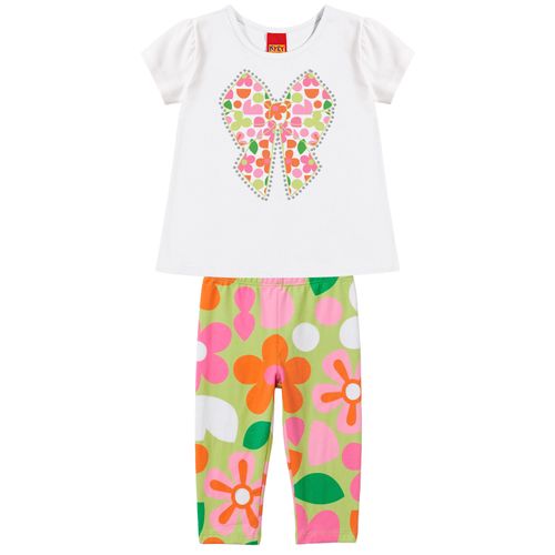 CONJUNTO INFANTIL -  FEMININO - TAMANHO 1 AO 3 # 1001785 - KYLY