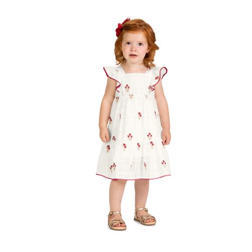VESTIDO FEMININO - INFANTIL - TAMANHO 4 AO 8 # 2001731 - MILON