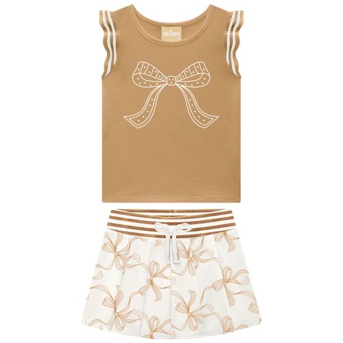 CONJUNTO FEMININO - INFANTIL - TAMANHO 4 AO 8 #2001740 - MILON