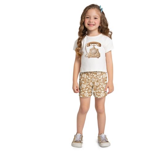 CONJUNTO FEMININO - INFANTIL - TAMANHO 1 #2001764 - MILON