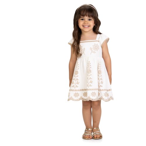 VESTIDO INFANTIL -  FEMININO  - TAMANHO 2 AO 3 #2001727 - MILON
